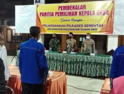 Bekali Pilkades Serentak, Danpos Mojoanyar Sampaikan Hal Ini