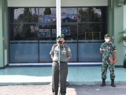 Dandim 0815/Mojokerto Pimpin Apel Pemberangkatan Cuti Hari Raya Idul Fitri 1443 H/2022 M