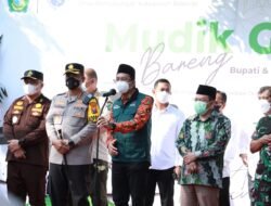 Bupati Sidoarjo Berangkatkan 20 Bus Mudik Gratis