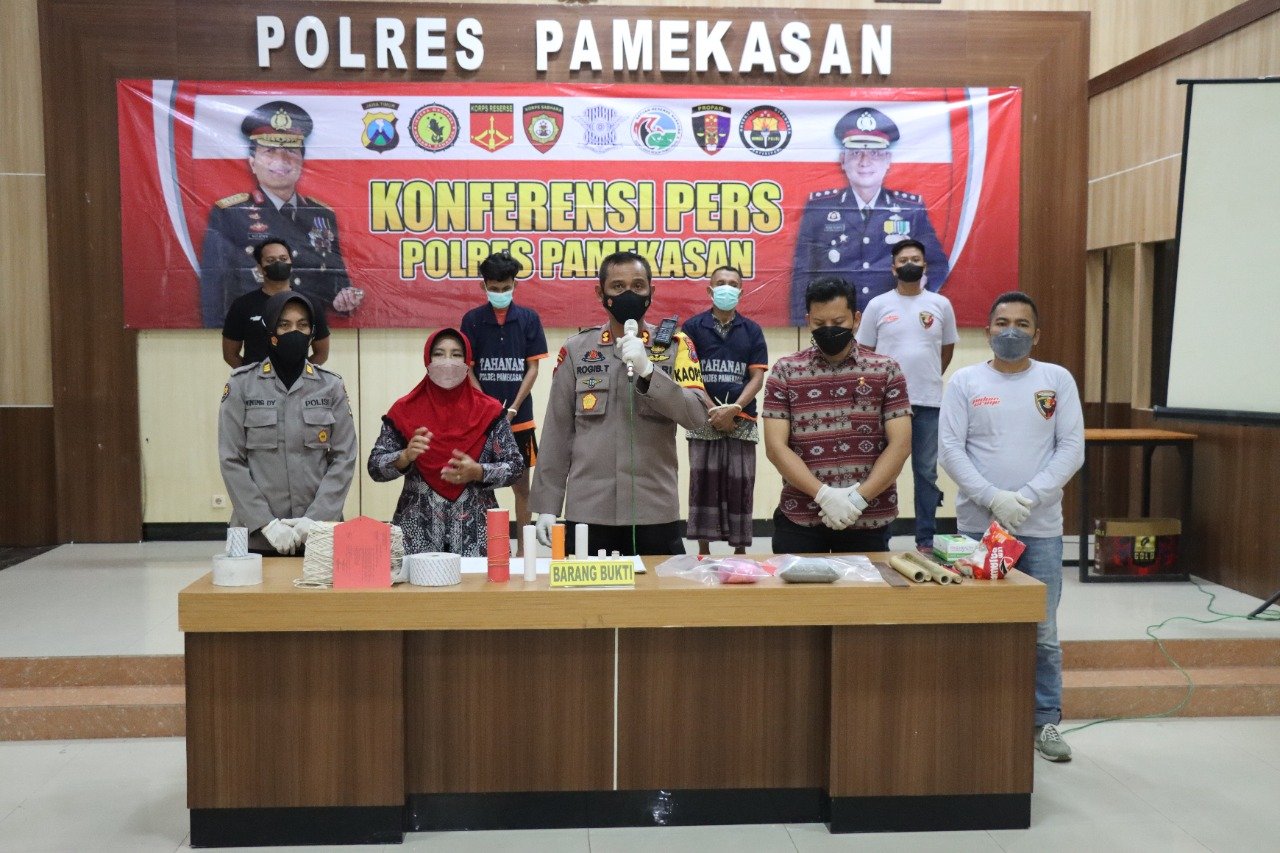 Polres Pamekasan Amankan 3.768 Petasan