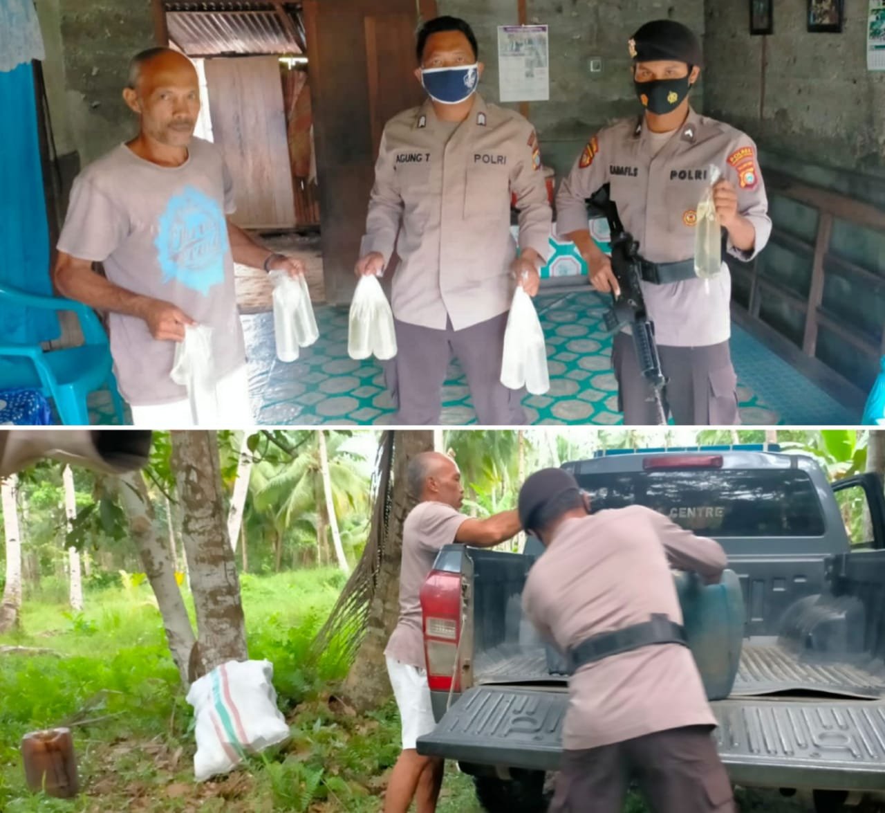 Polres Halsel dan Jajaran Gencar Razia Miras