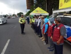 Polresta Sidoarjo Sediakan BBM Gratis bagi Pemudik Roda Dua