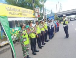 Polresta Sidoarjo Sediakan BBM Gratis bagi Pemudik Roda Dua