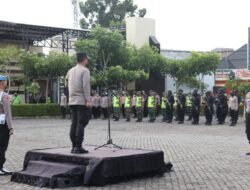 Kapolresta Sidoarjo Pimpin Apel Pengamanan Malam Hari Raya Idul Fitri