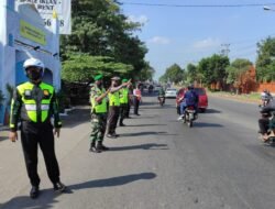 Jelang Arus Balik, TNI Polri Bareng Tim Gabungan Siaga Penuh di Mojokerto