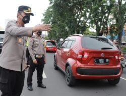 Sejumlah Kendaraan Luar Kota Masih Terpantau Melintas Batas Kota Sidoarjo