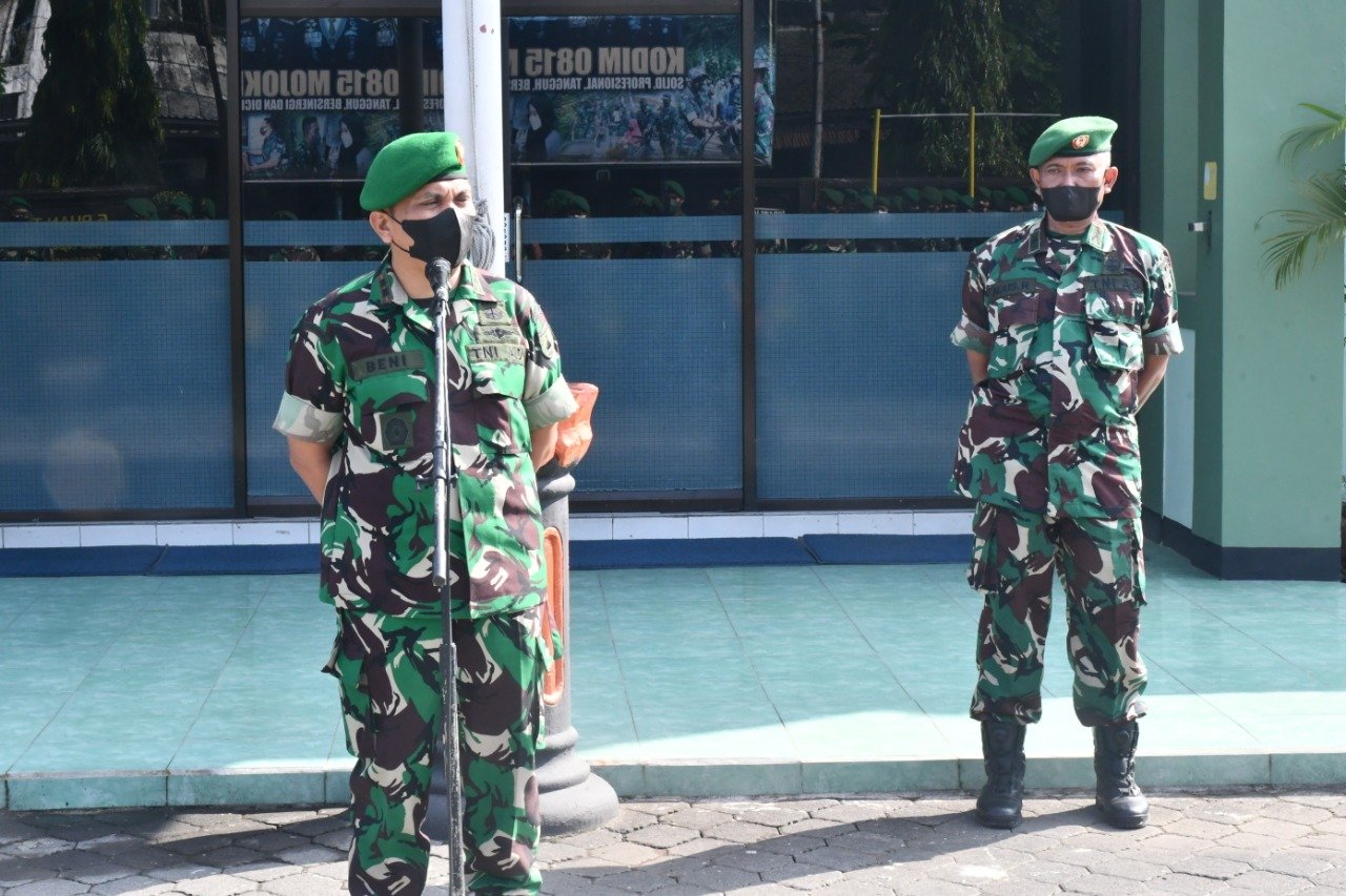 Halal Bihalal, Dandim 0815/Mojokerto Apresiasi Tugas Prajurit