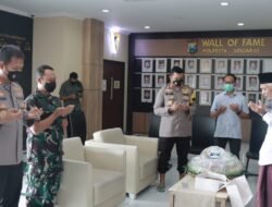 Kodim 0816 Sidoarjo Silaturahmi Syawal bersama Polresta Sidoarjo