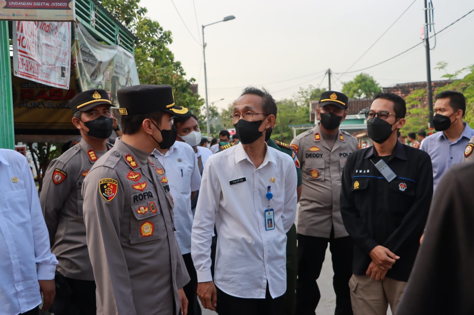 Kapolresta Mojokerto Awasi Penanganan Wabah PMK di Desa Gunungsari