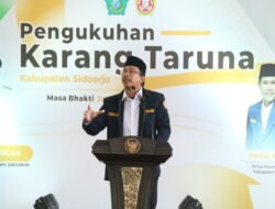 Bupati Sidoarjo Kukuhkan Pengurus Karang Taruna Periode 2022-2027