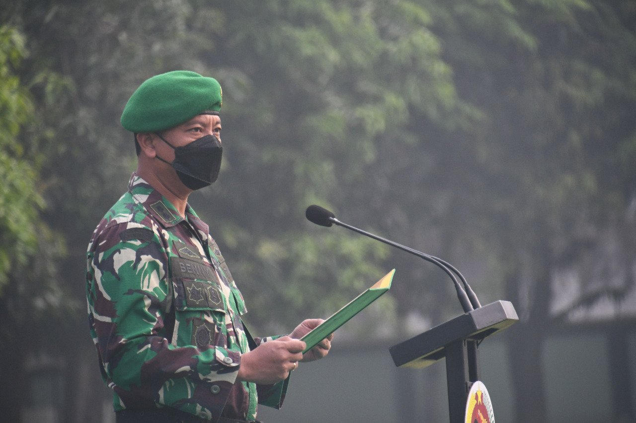 Kasrem 082/CPYJ Pimpin Upacara Bendera 17 Mei 2022