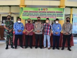 Wujudkan Pilkades Serentak Aman, Kapolresta Sidoarjo Mulai Cangkrukan Kamtibmas