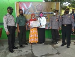 Koramil 0816/07 Kecamatan Krembung Kabupaten Sidoarjo Melaksanakan Kegiatan BLTP- Minyak Goreng Tahun 2022