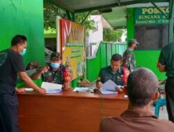 Hari Kedua Antusias Warga Mendapatkan BLT Dari Kodim 0816/Sidoarjo Di Halaman Koramil 0816/07 Krembung
