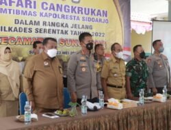 Kapolresta Sidoarjo Apresiasi Komitmen Masyarakat Sukseskan Pilkades