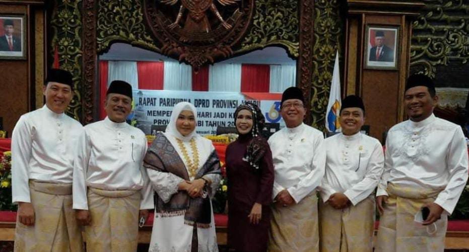 Bupati Muaro Jambi Hadiri Rapat Paripurna Hari Jadi Provinsi Jambi Ke-65