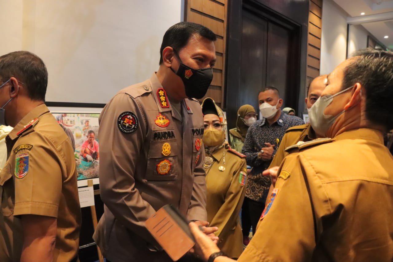 Ratusan Personel Polda Lampung Backup Pengamanan Kegiatan APEKSI