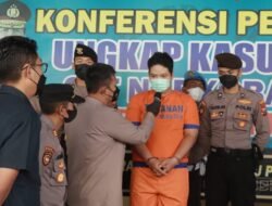 BEROPERASI 4 BULAN DI SIDOARJO , KURIR NARKOBA DITANGKAP POLISI