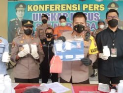 BEROPERASI 4 BULAN DI SIDOARJO , KURIR NARKOBA DITANGKAP POLISI