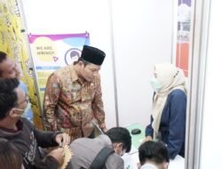 Wabup Subandi Hadiri Sekaligus Membuka May Day Job Fair 2022 di Alun - Alun Kabupaten Sidoarjo