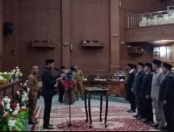 Rapat Paripurna Pengukuhan Ketua DPRD Muaro Jambi, Wakil Ketua Badan Kehormatan dan Anggota Badan Kehormatan