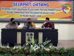 Ketua DPRD Muaro Jambi Yuli Setia Bakti Hadiri Studi Kelayakan Polsek Taman Rajo dan Polsubsektor Bahar Utara