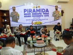 Gelar Piramida, Kapolresta Mojokerto Ajak Makan Siang Insan Media