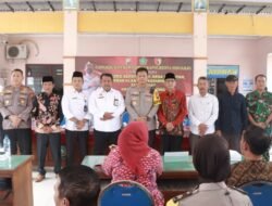 Cangkrukan Kamtibmas di Desa Pamotan, Kapolresta Sidoarjo Ingatkan Pelanggaran Pilkades