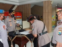 Kompol Hery Setyo Gantikan Kompol Samirin sebagai Kapolsek Buduran
