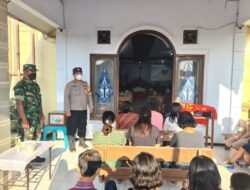 Kodim 0815/Mojokerto Kerahkan Babinsa Amankan Jalannya Peringatan Isa Al-Masih