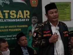 Buka PKD dan Diklatsar GP Ansor Kecamatan Prambon, Wakil Bupati Sidoarjo : “Jangan Main – Main, Anda Calon Pemimpin Bangsa”