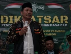 Buka PKD dan Diklatsar GP Ansor Kecamatan Prambon, Wakil Bupati Sidoarjo : "Jangan Main - Main, Anda Calon Pemimpin Bangsa"