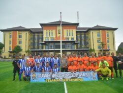 Kapolda Lampung Buka Turnamen Sepak Bola Mini Soccer Kapolda Cup 2022 Dalam Rangka HUT Bhayangkara ke-76