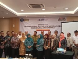 Rapat Kerja Program Pemberdayaan Masyarakat Anti Narkoba Di Lingkungan Masyarakat