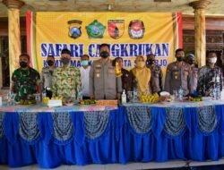 Cangkrukan Kamtibmas di Tarik, Kapolresta Sidoarjo Siap Jamin Pilkades Aman