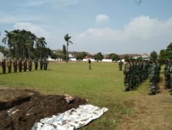 Danramil Dawarblandong Pimpin Upacara Militer Pemakaman Veteran Pembela Kemerdekaan RI