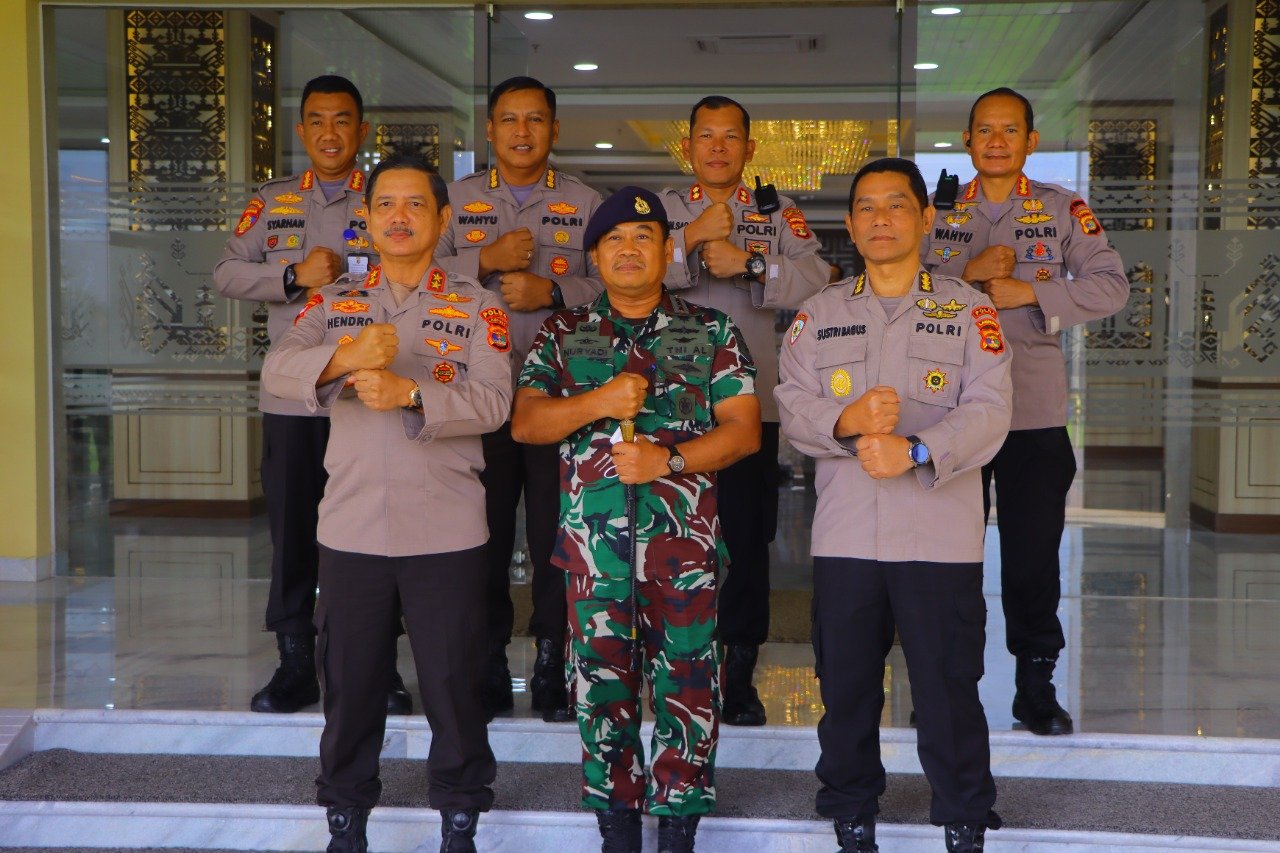 Kapolda Lampung Terima Kunjungan Kerja Danlanal Lampung