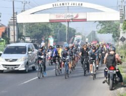 Dansubkogartap 0815/Mojokerto Dampingi Kaskogartap III/Surabaya Gowes Bareng Jelajahi Wilayah Mojokerto