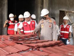 Kapolda Lampung Cek progress Pembangunan Mako Polres Pringsewu