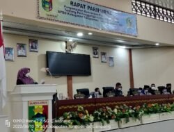 Rapat Paripurna, Bupati Tanggamus Sampaikan Rancangan Perda tentang Pertanggungjawaban Pelaksanaan APBD 2021