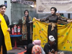 Ketua Dekranasda Kab.Sidoarjo Hadiri Pelatihan Membatik Masker Painting