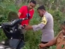 Bhabinkamtibmas Polsek Talang Padang dan Warga Temukan Motor Yang Dicuri Dua Pelaku