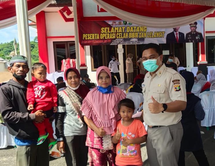 Polres Lampung Tengah Melaksanakan Pendampingan Dua Peserta Untuk Skrining Bibir Sumbing