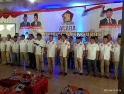 Pegukuhan DPC Dan PAC Partai Gerindra Sekabupaten Tanggamus Resmi Dikukuhkan