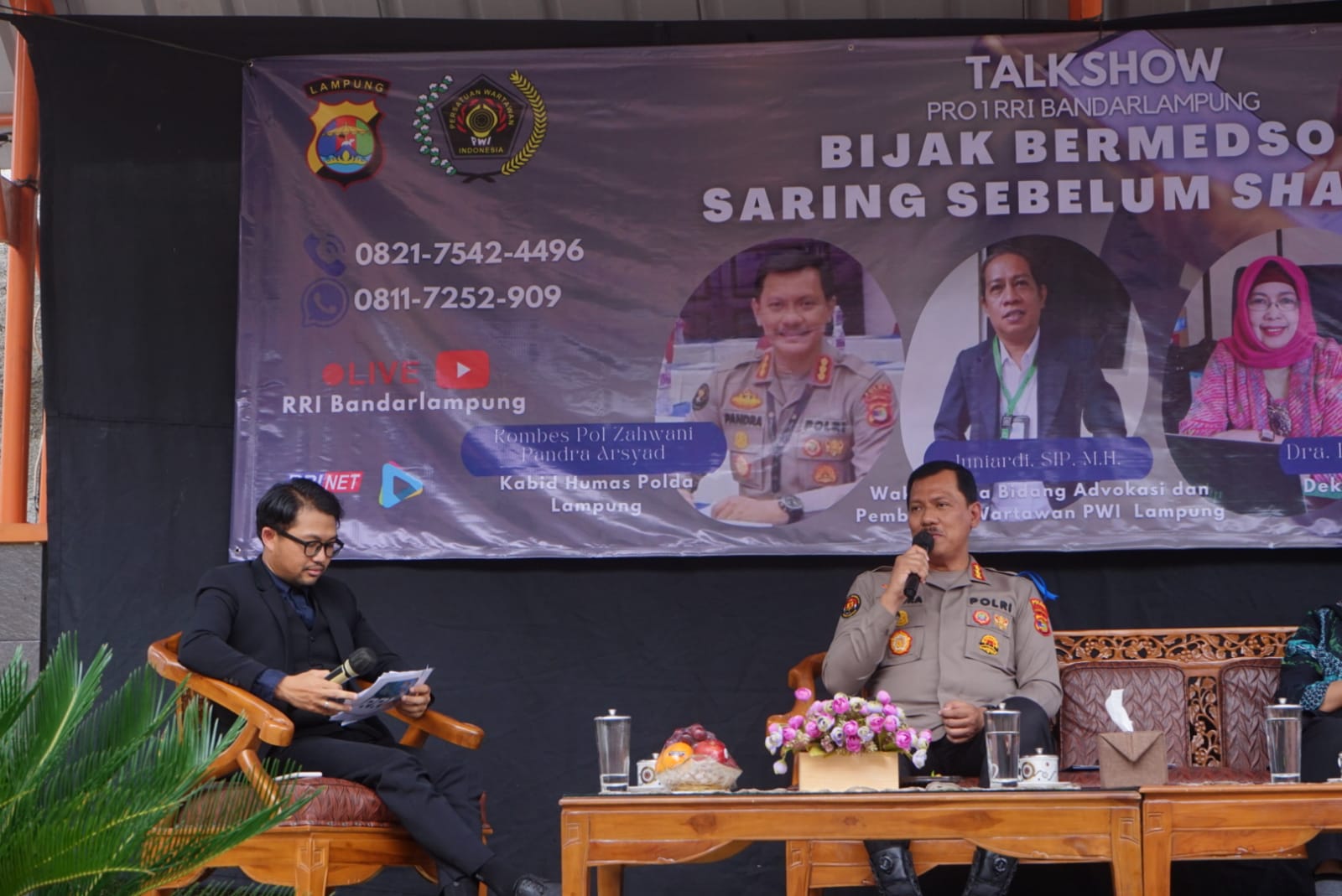 Kabid Humas Polda Lampung: Bijak Bermedsos, Saring Sebelum Sharing