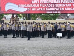 Demi Terjaganya Pelaksanaan Pilkades Aman,Kapolres Kerahkan Personel Ke TPS Di 84 Desa