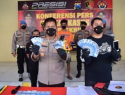 Sat Reskrim Polresta Sidoarjo Amankan Upal Pecahan Lima Puluh Ribuan