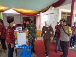 Desa Ganting Dapat Kunjungan Camat Gedangan  Saat Pemilihan Kepala Desa