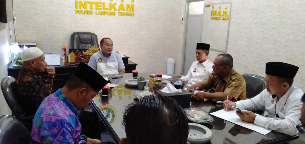 Antisipasi Intoleransi dan Radikalisme, Polres Lampung Tengah Adakan Rakor