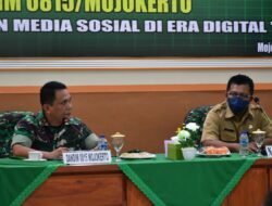 Perkuat Sinergitas Aparat Pemerintahan, Dandim Mojokerto Ajak Bijak Bermedsos